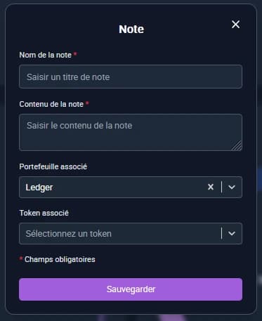 Note transaction