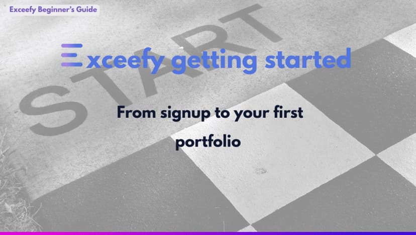 Illustration de l'article Getting Started with Exceefy: Your First Step-by-Step Guide 🚀 sur Exceefy