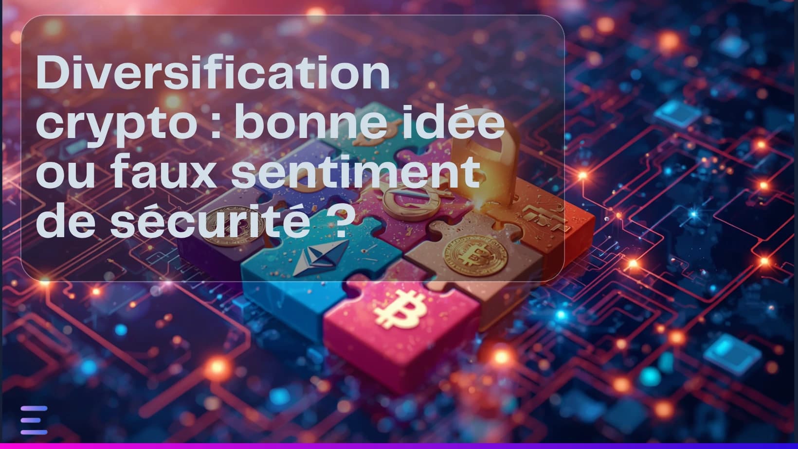 Image de couverture : Diversification crypto : bonne idée ou faux sentiment de sécurité ? - Article Exceefy