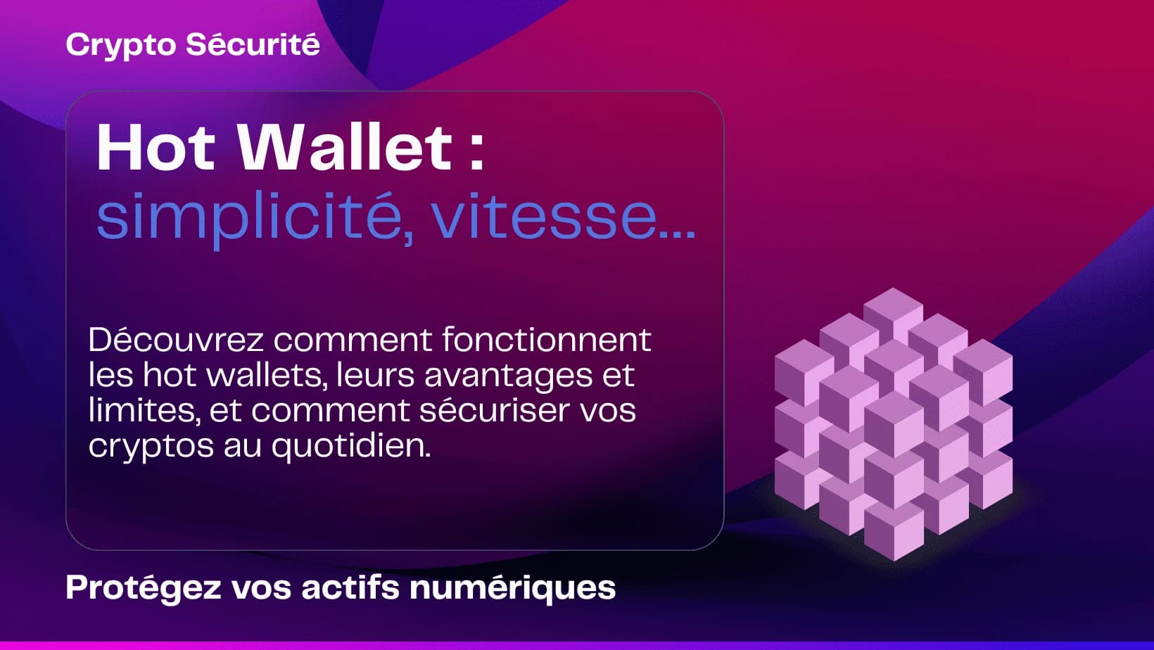 Image de couverture : Hot Wallet : simplicité, vitesse… mais à quel prix ? - Article Exceefy