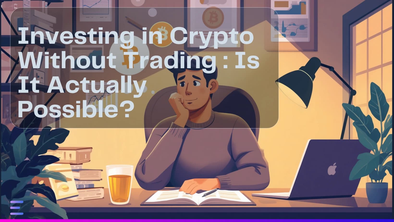 Image de couverture : Investing in Crypto Without Trading: Is It Actually Possible? - Article Exceefy