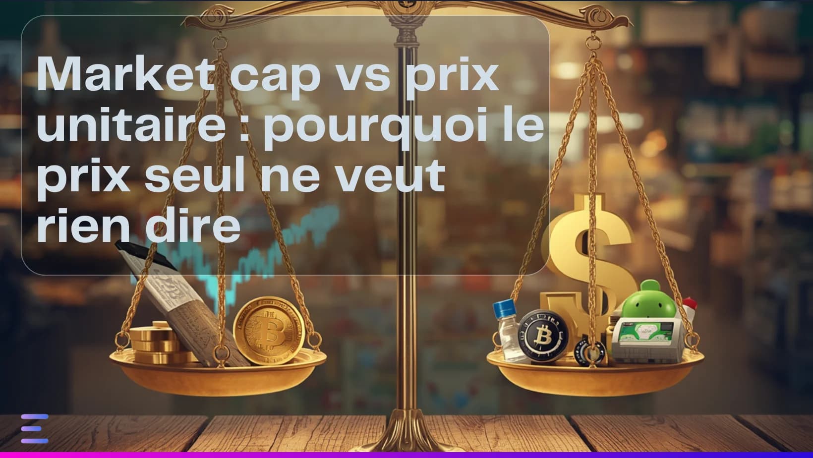 Image de couverture : Market cap vs prix unitaire : pourquoi le prix seul ne veut rien dire - Article Exceefy