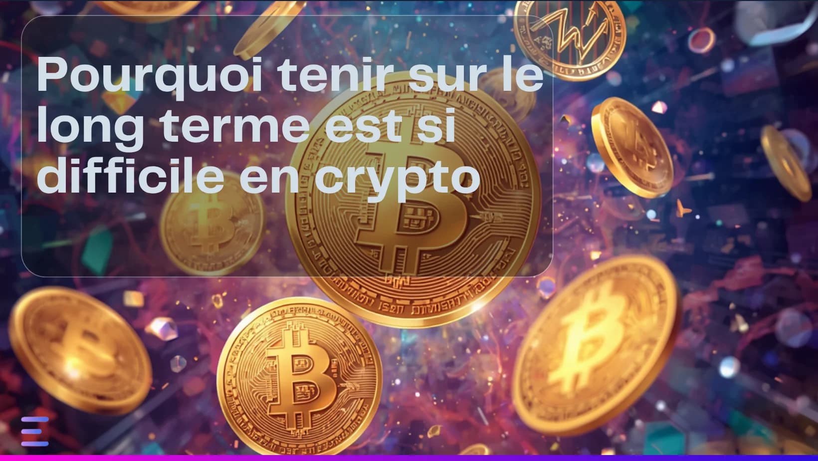 Image de couverture : Pourquoi tenir sur le long terme est si difficile en crypto - Article Exceefy