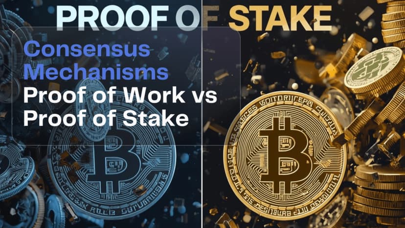 Illustration de l'article Consensus Mechanisms: Proof of Work vs Proof of Stake sur Exceefy