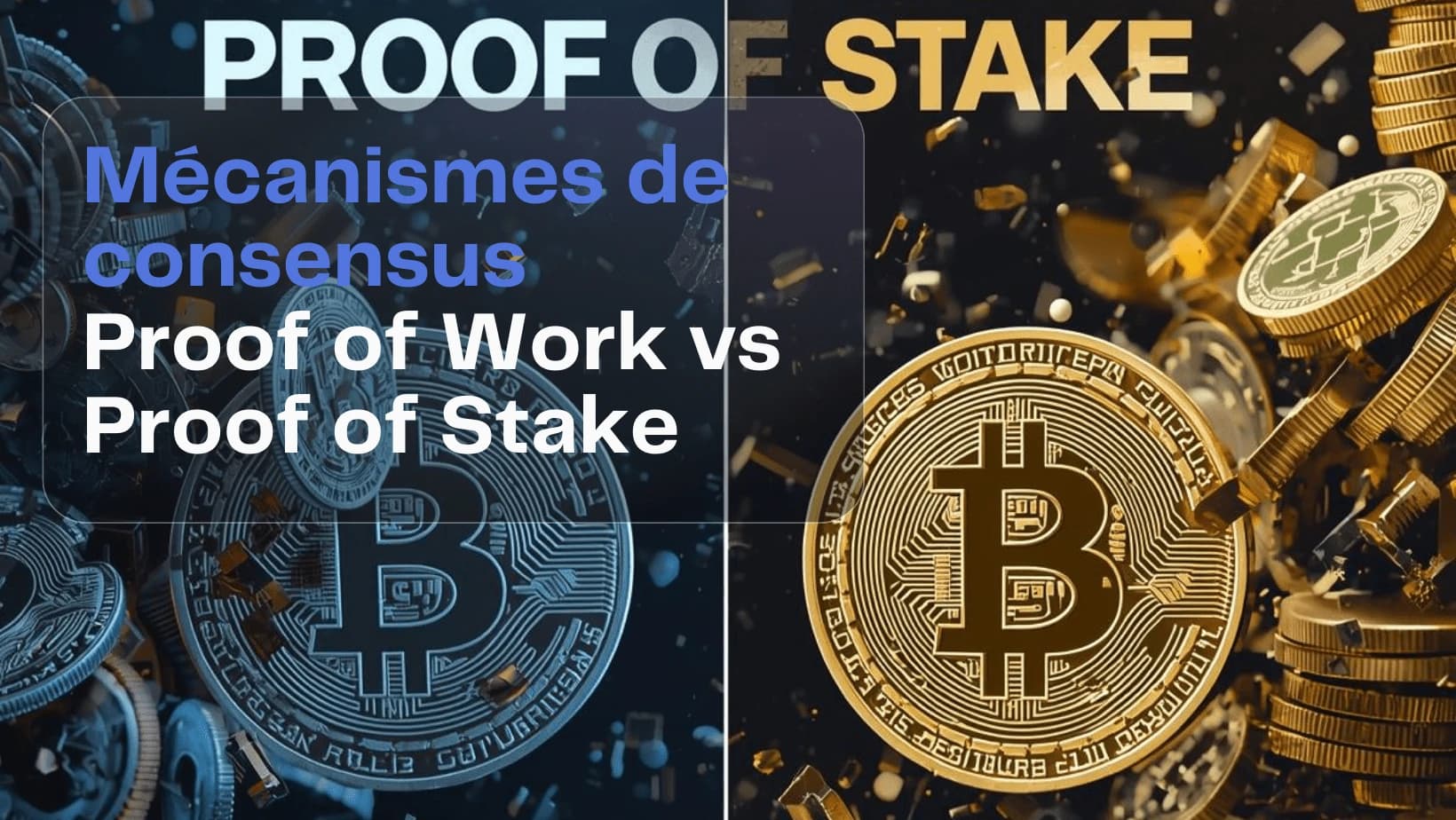 Image de couverture : Mécanismes de consensus : Proof of Work vs Proof of Stake - Article Exceefy