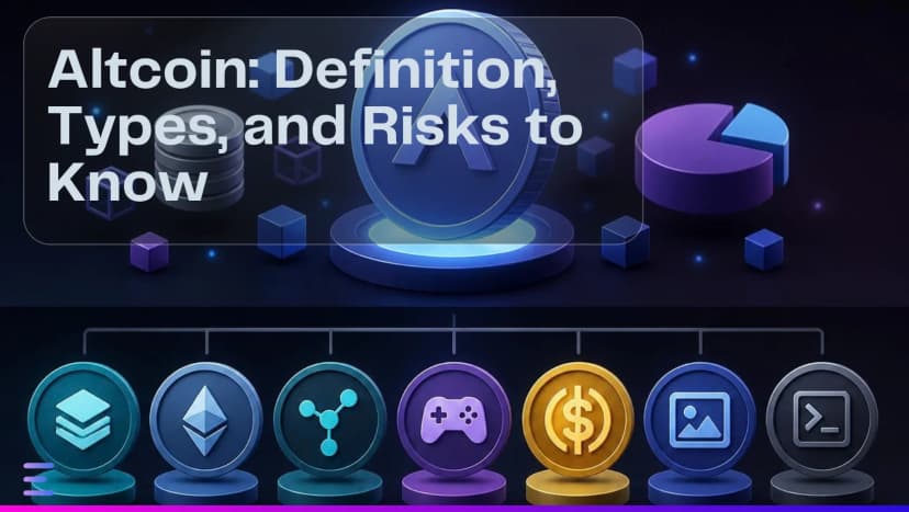 Image de l'article : Altcoin: Definition, Types, and Risks to Know Illustration de l'article Altcoin: Definition, Types, and Risks to Know sur Exceefy