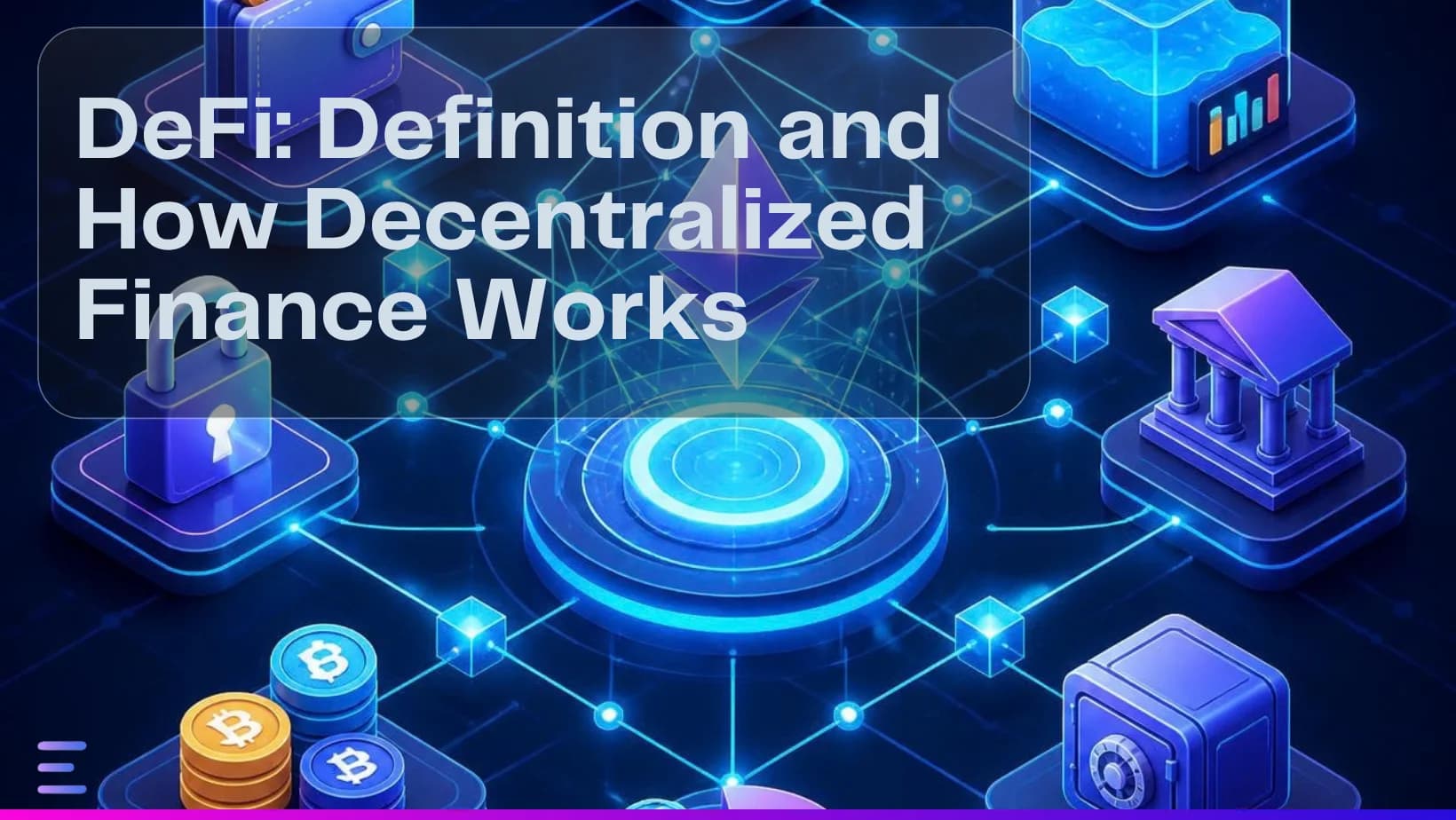 DeFi: Definition and How Decentralized Finance Works | Blog Exceefy Image de couverture : DeFi: Definition and How Decentralized Finance Works - Article Exceefy