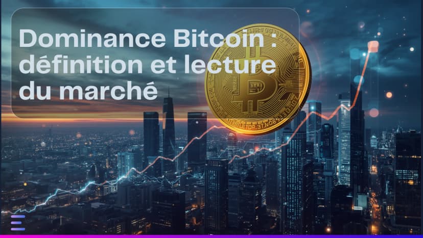 Image de l'article : Dominance Bitcoin : définition et lecture du marché Illustration de l'article Dominance Bitcoin : définition et lecture du marché sur Exceefy