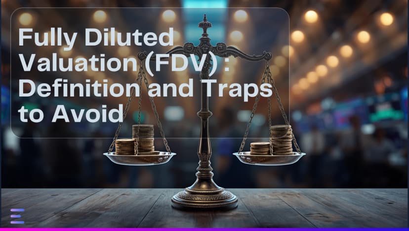 Image de l'article : Fully Diluted Valuation (FDV): Definition and Traps to Avoid Illustration de l'article Fully Diluted Valuation (FDV): Definition and Traps to Avoid sur Exceefy