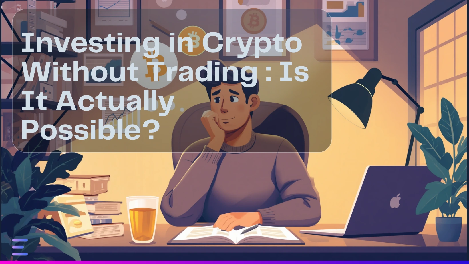 Investing in Crypto Without Trading: Is It Actually Possible?