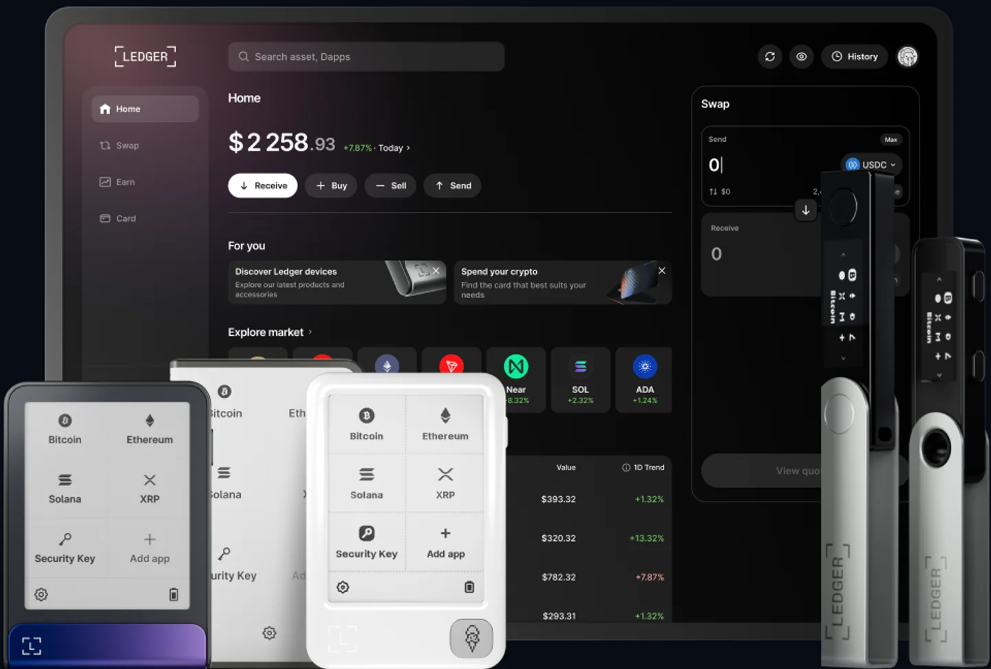 The Ledger desktop app