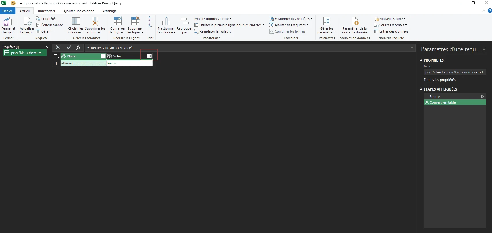 Pour avoir vos prix propres